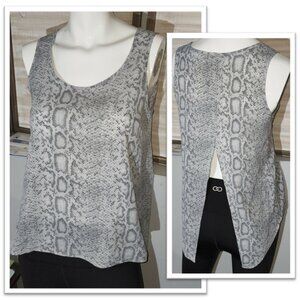 ATTENTION Snakeskin Split Back Shell Tank NWT! - Size XS